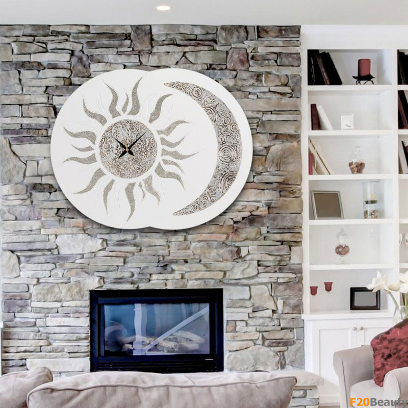 Đồng hồ treo tường ánh trăng huyền bí