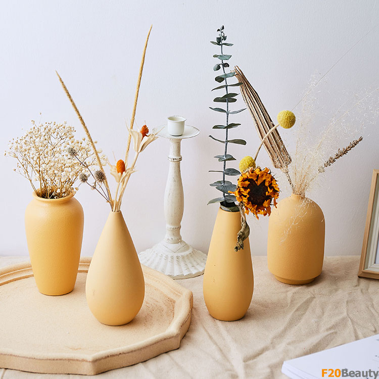 Bình gốm sứ macaron hiện đại