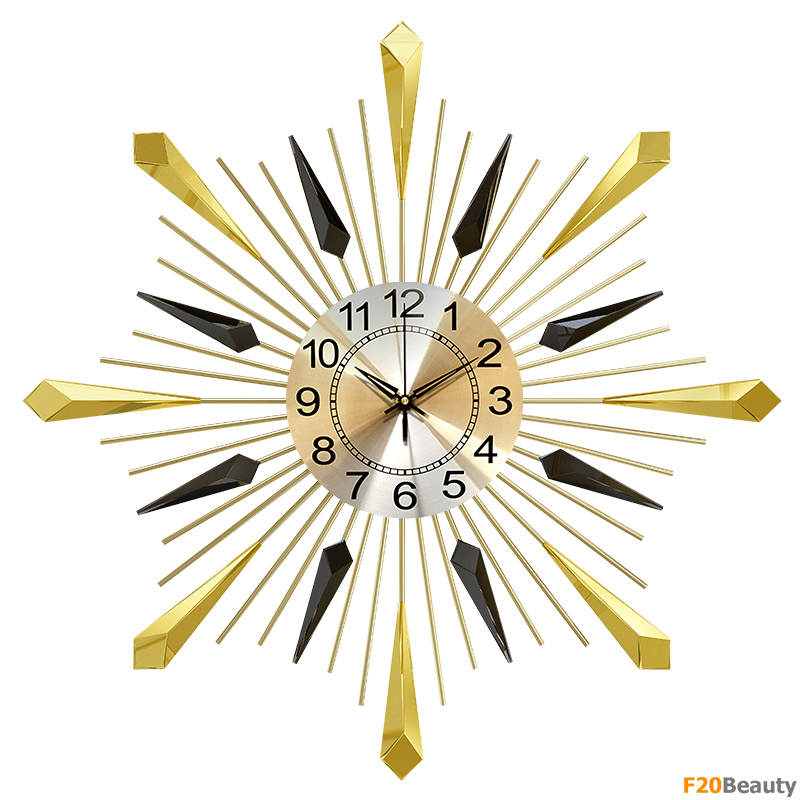 Đồng hồ treo tường thiết kế mặt trời