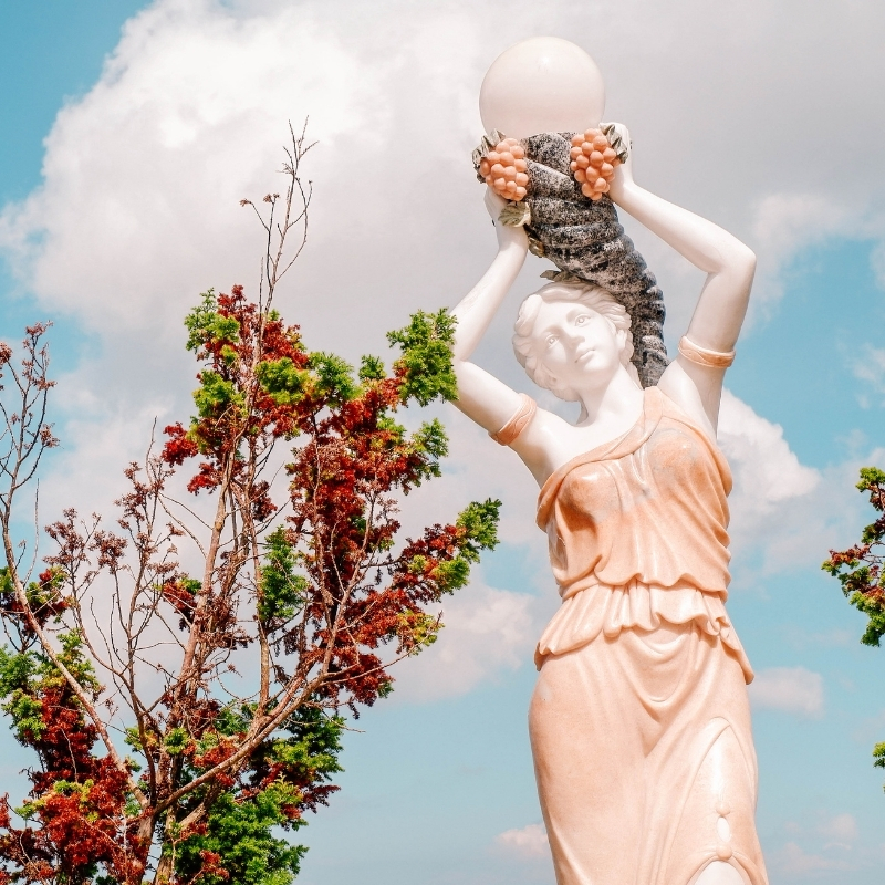 Tượng cô gái Decor