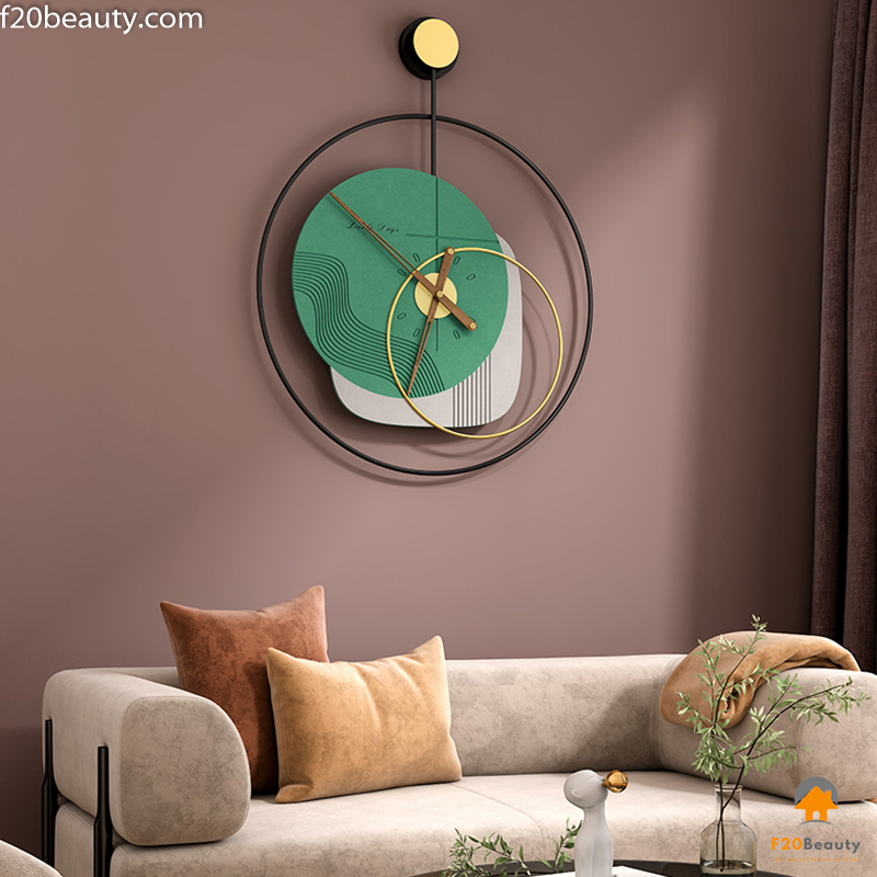 Đồng hồ treo tường mặt gỗ Elldrich