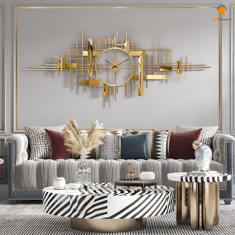 Đồng hồ treo tường cao cấp Samila Golden