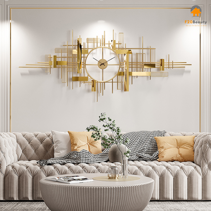 Đồng hồ treo tường cao cấp Samila Golden