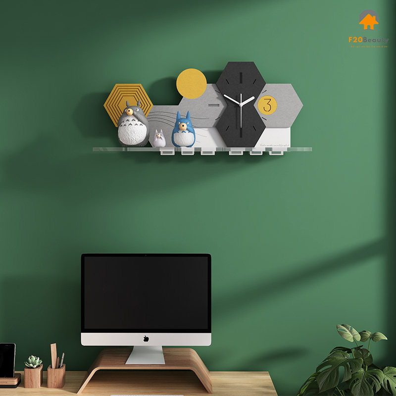 Đồng hồ treo tường mặt gỗ Gwendoline