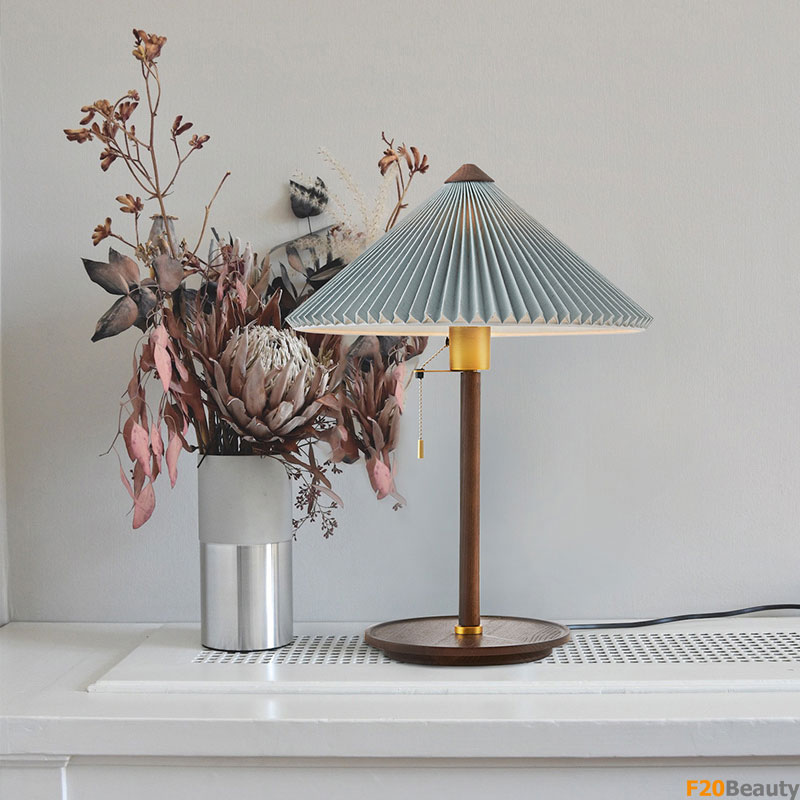 Đèn ngủ đẹp để bàn Retro Rikimaru xếp ly