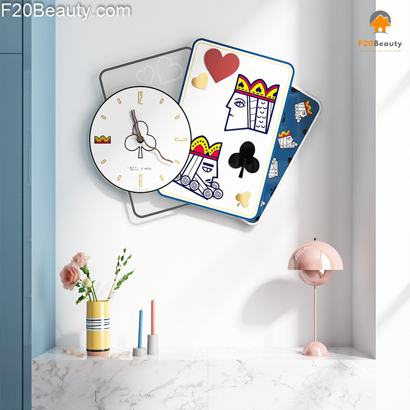 Đồng hồ treo tường cao cấp xì zach