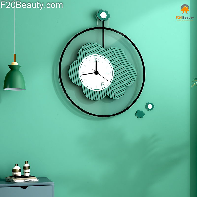 Đồng hồ treo tường mặt gỗ Rent