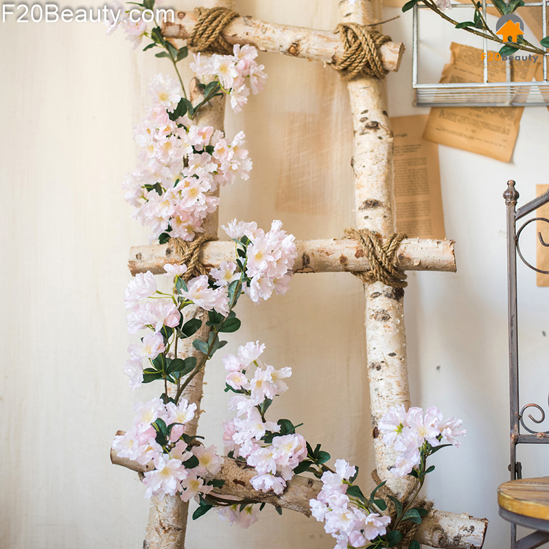 Hoa anh đào giả 160cm treo tường