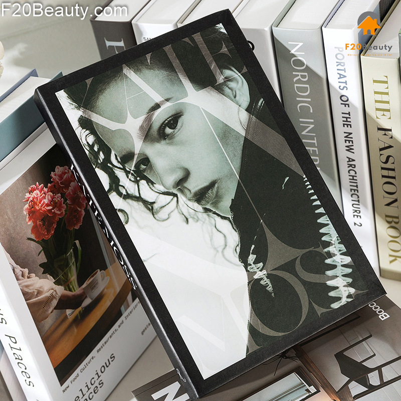 Sách giả decor bìa carton hiện đại