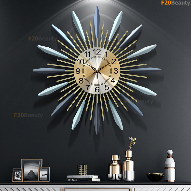 Đồng hồ treo tường nghệ thuật ánh dương