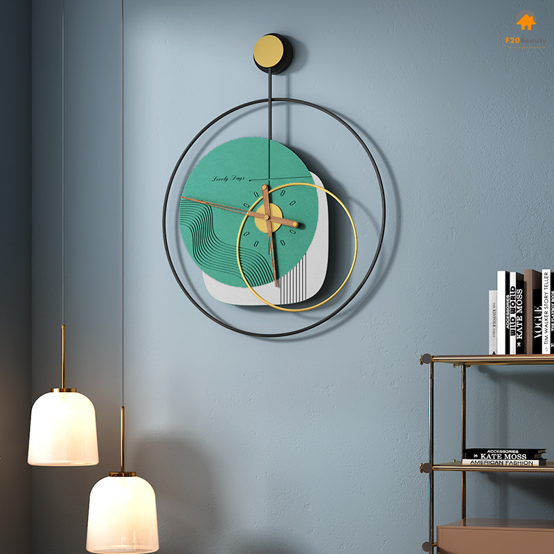 Đồng hồ treo tường mặt gỗ Elldrich