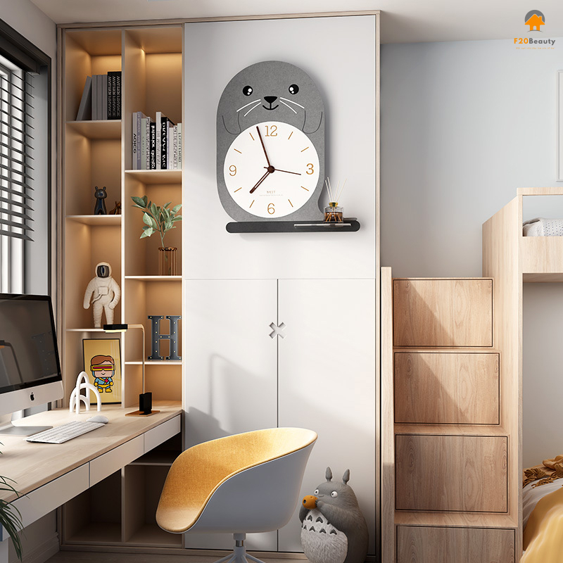 Đồng hồ treo tường mặt gỗ Chiko