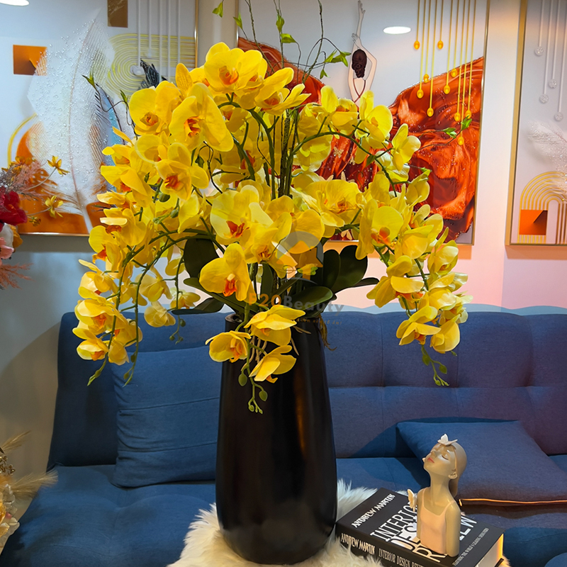 Bình hoa lan hồ điệp giả đẹp