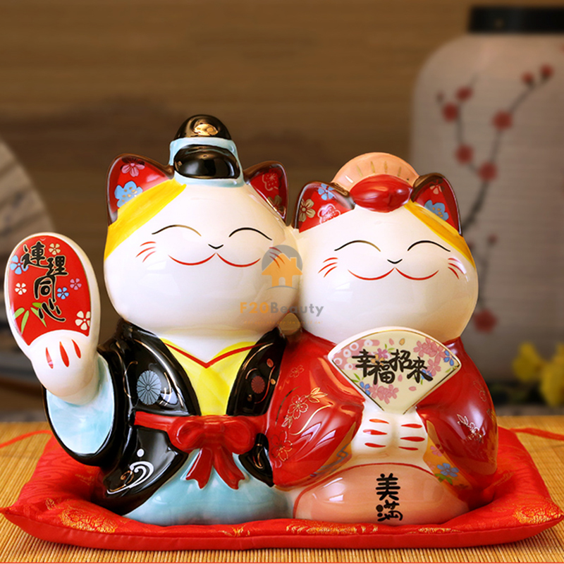 Tượng linh vật mèo phong thủy