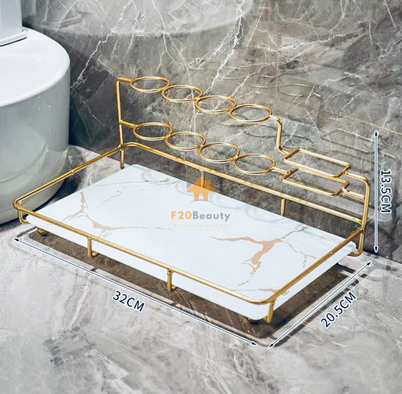 Khay đựng đồ nhà tắm 1 tầng