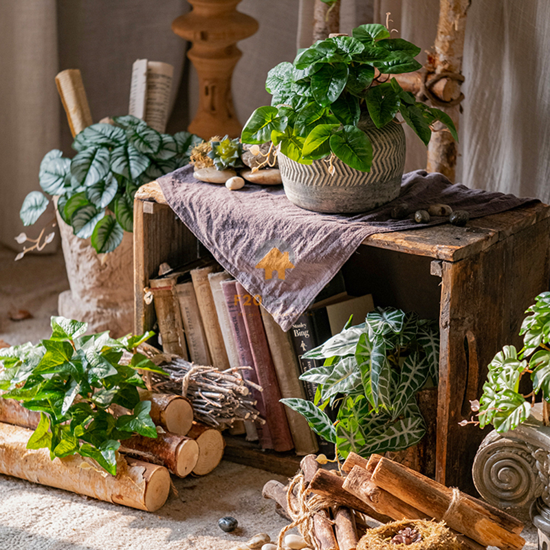 Tổng hợp các loại cây giả nhỏ mini theo phong cách Tropical