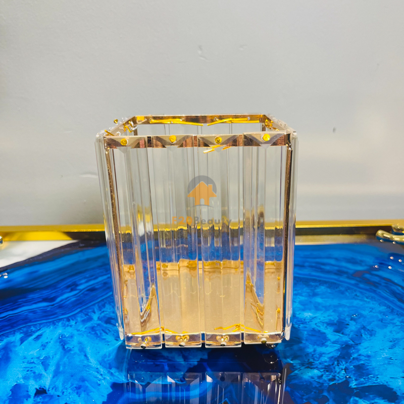 Hộp đựng đồ trang điểm Royal Gold trang trí phòng ngủ