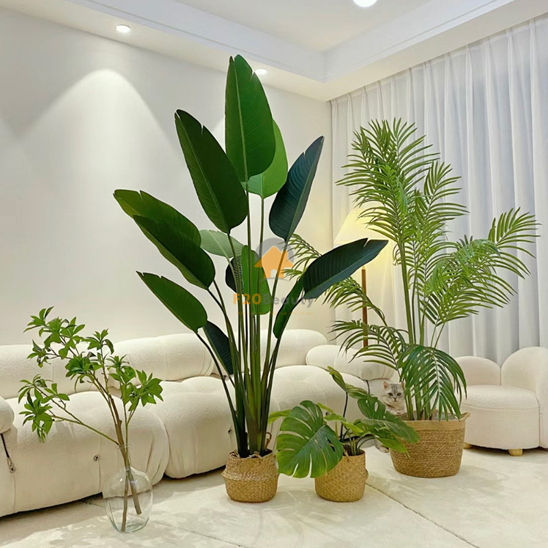 Cây giả là cây gì, cây giả decor trang trí không gian nhà