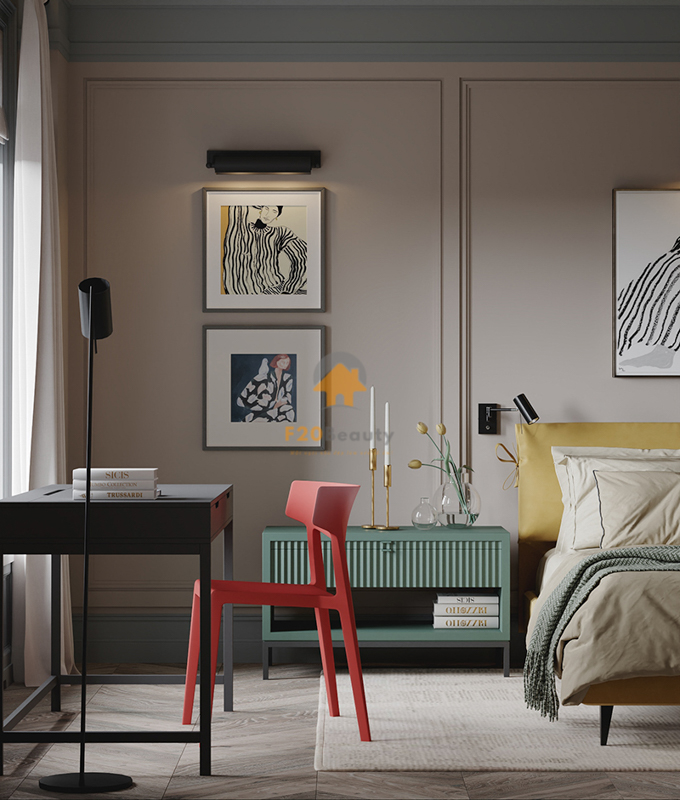 Những đồ vật trang trí phòng ngủ đẹp theo phong cách Scandinavian Bắc Âu