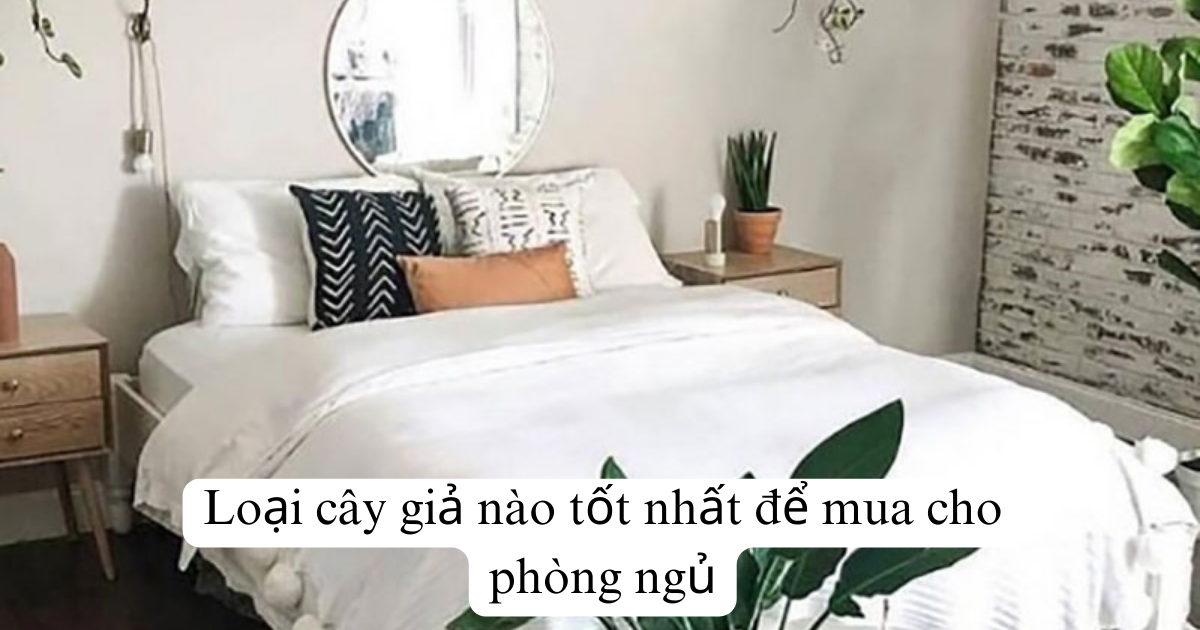 Loại cây giả nào tốt nhất để mua cho phòng ngủ