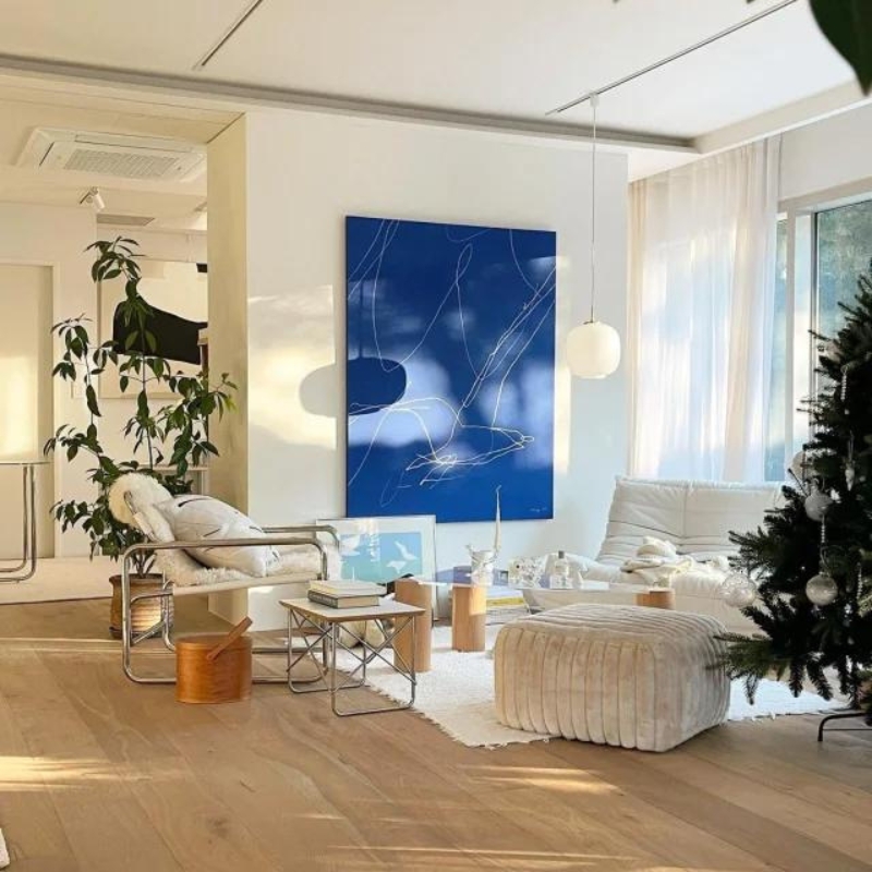 Các vật dụng decor màu xanh dương