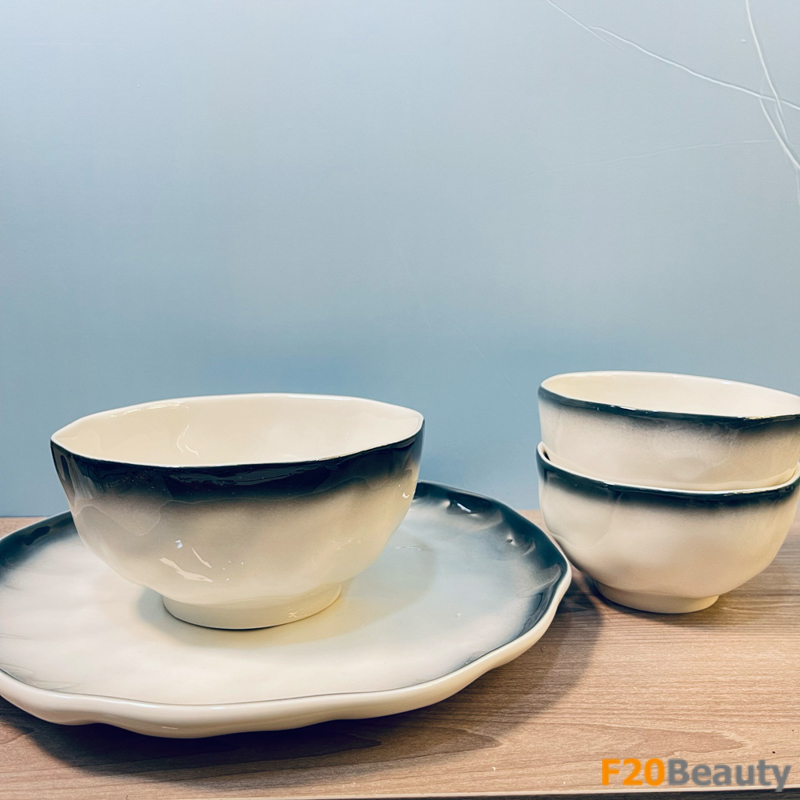 Chén ăn hoa sen phong cách Nhật Bản