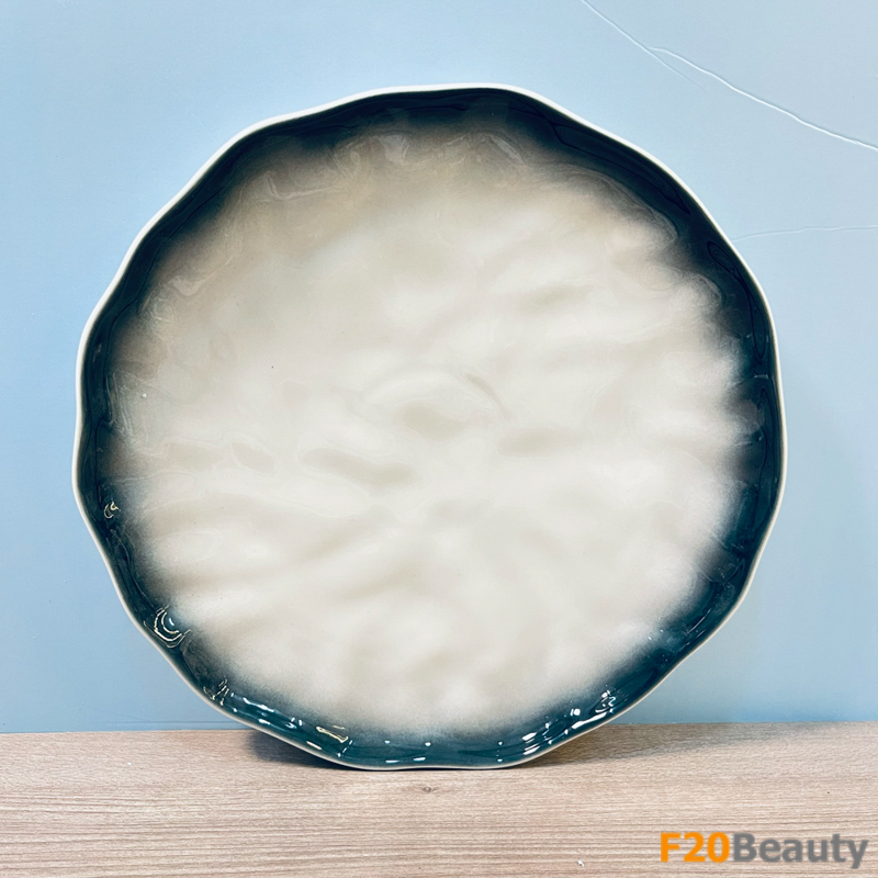 Dĩa gốm sứ lá sen Nhật