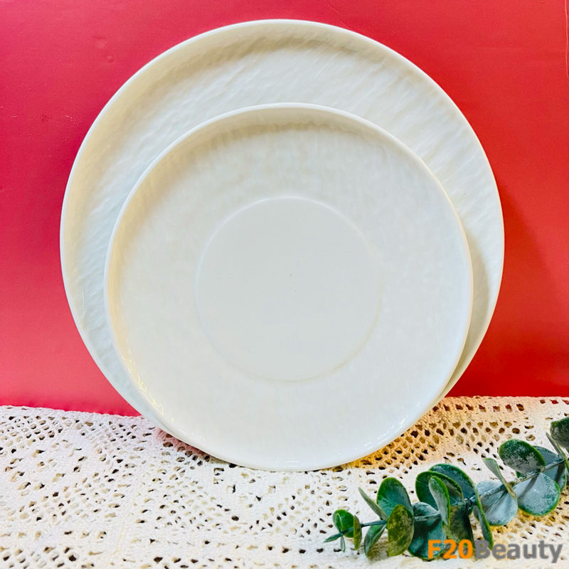 Đĩa gốm sứ White Pearl sang trọng