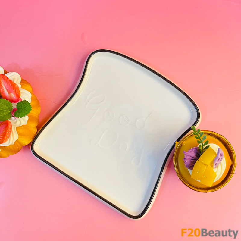 Dĩa bánh mì Sandwich dễ thương