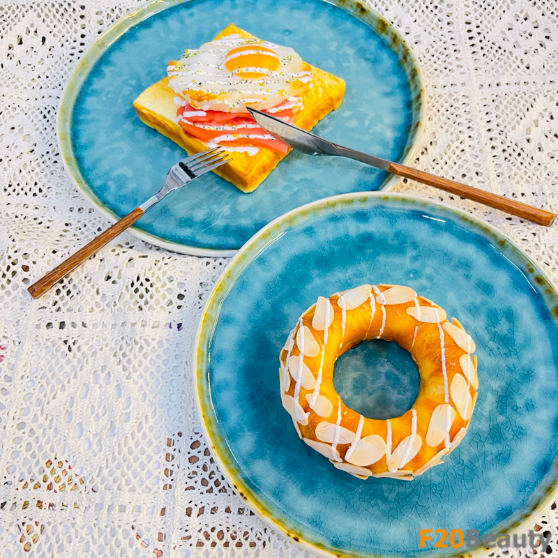 Bộ đĩa ăn Tababa men gốm Nhật chuyển nhiệt