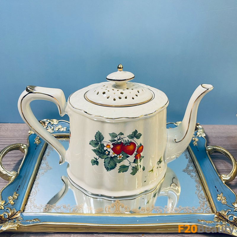 Điểm nhấn hoàng gia Châu Âu - Bộ tách ấm sang trọng và lịch lãm