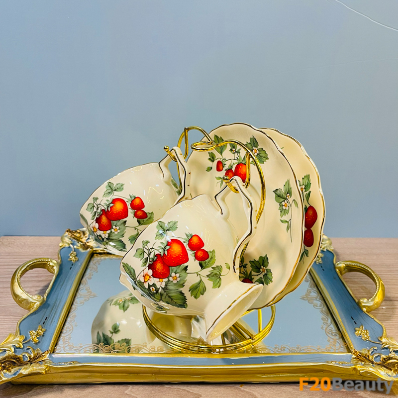 Kết hợp hoàn hảo giữa đẳng cấp và phong cách - Bộ tách ấm Hoàng Gia Châu Âu