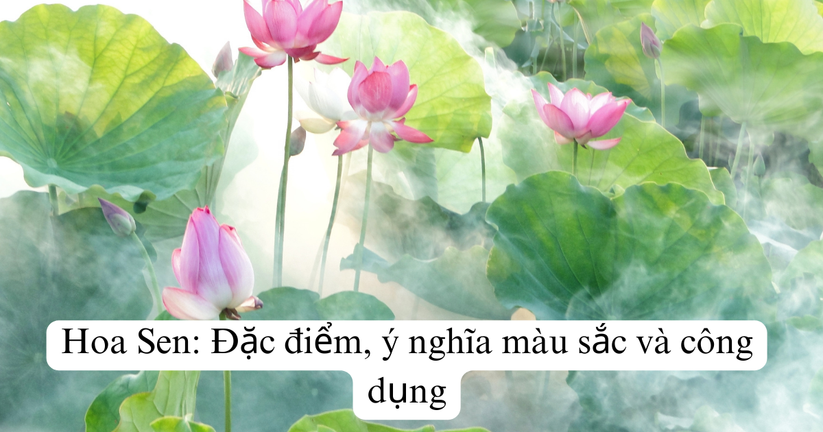 Hoa Sen: Đặc điểm, ý nghĩa màu sắc và công dụng