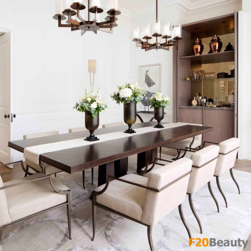 Hoa trang trí bàn ăn