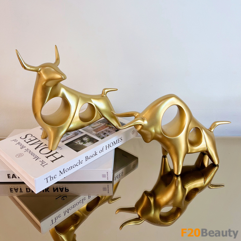 Cặp trâu đồng phong thủy: trang trí độc đáo cho không gian nội thất