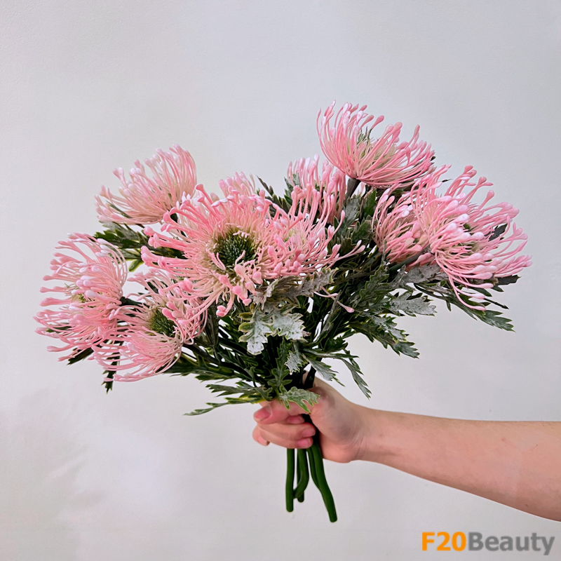 Ấn tượng và thanh lịch: Hoa thảo đường Neriifolia cành hai bông màu hồng nhạt trong ảnh nghệ thuật