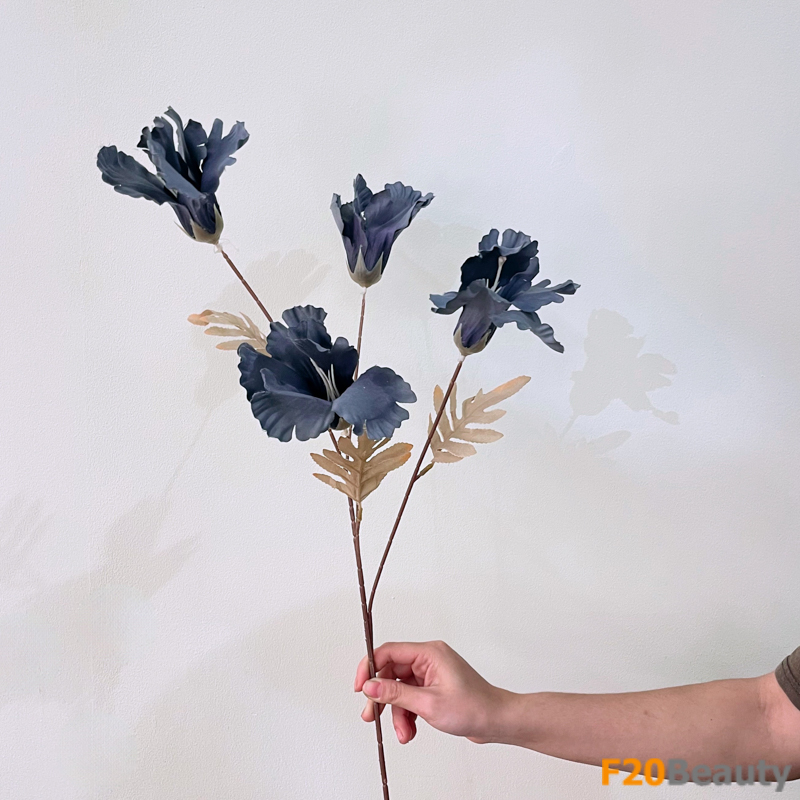 Hoa Artificial Morning Glory xanh đậm