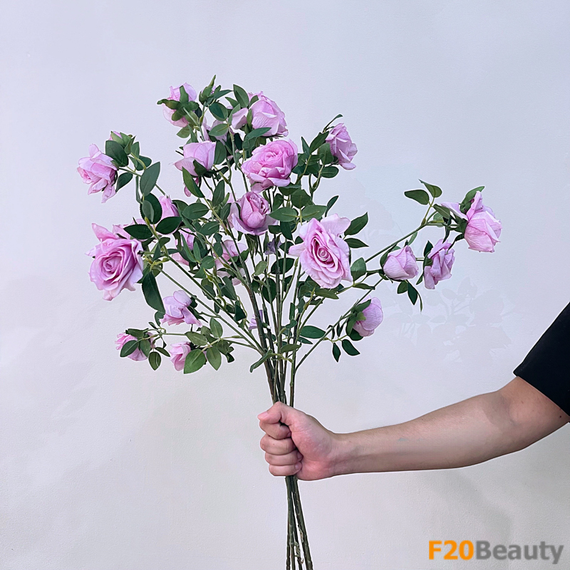 Tình yêu mãnh liệt: Bó hoa hồng tím đầy lôi cuốn