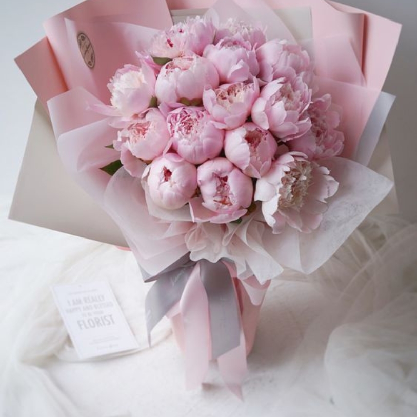 Bó hoa mẫu đơn món quà tặng ý nghĩa