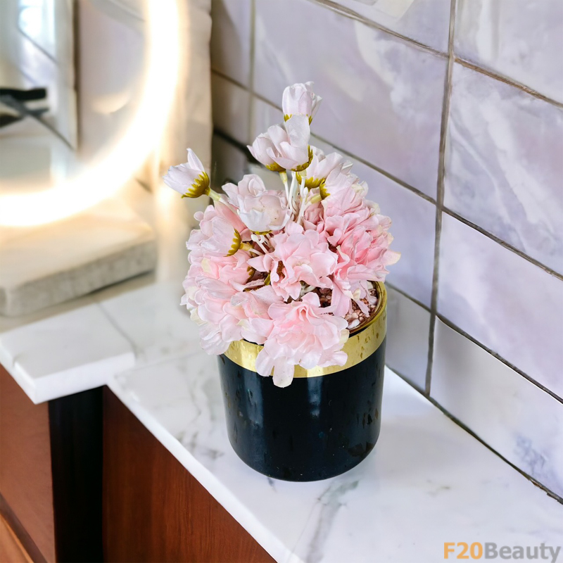 Cây Hoa Hồng nhỏ để bàn trang trí phòng tắm
