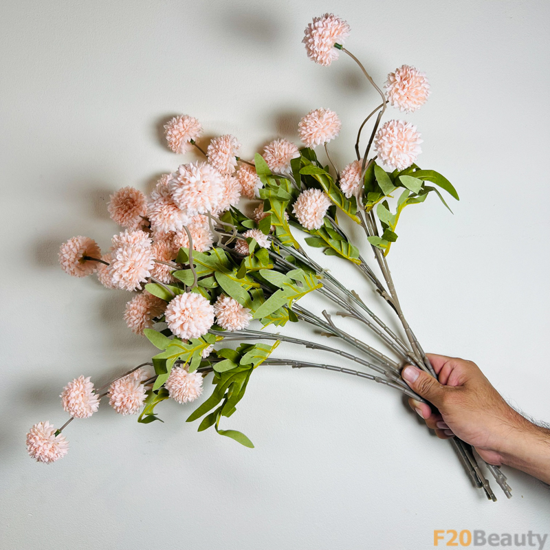 Hoa thược dược giả màu hồng