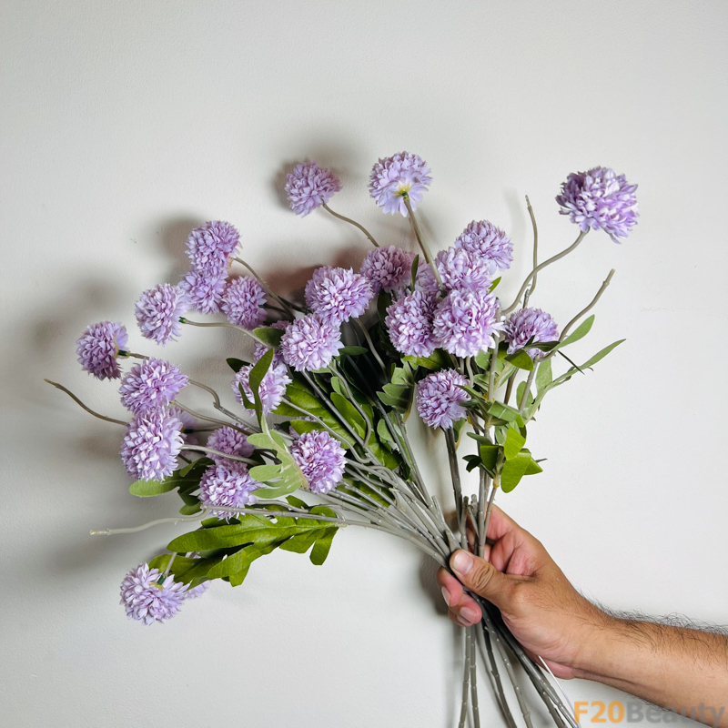 Hoa thược dược giả màu tím