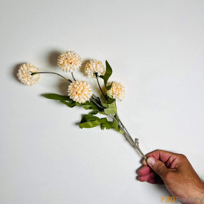 Hoa thược dược giả màu vàng