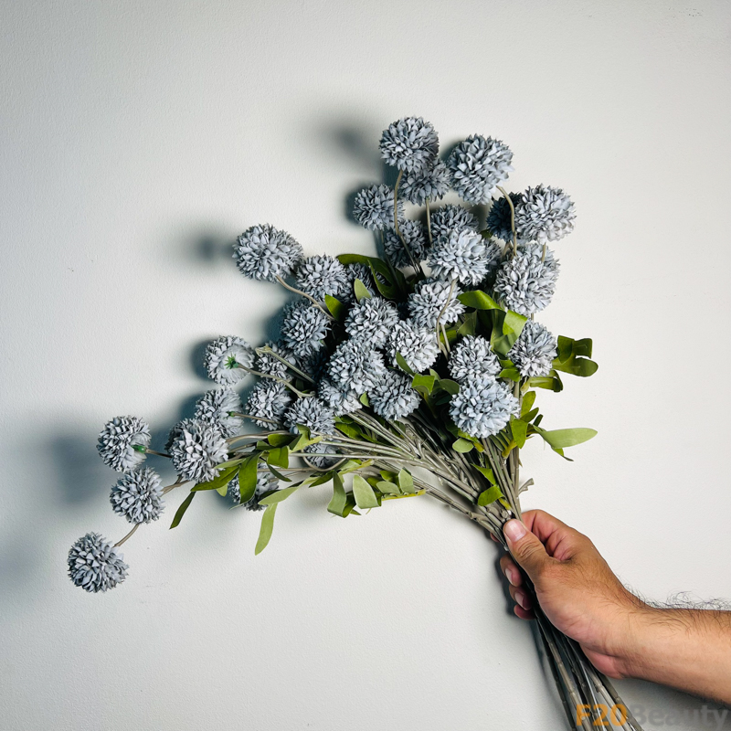 Hoa thược dược giả màu xanh