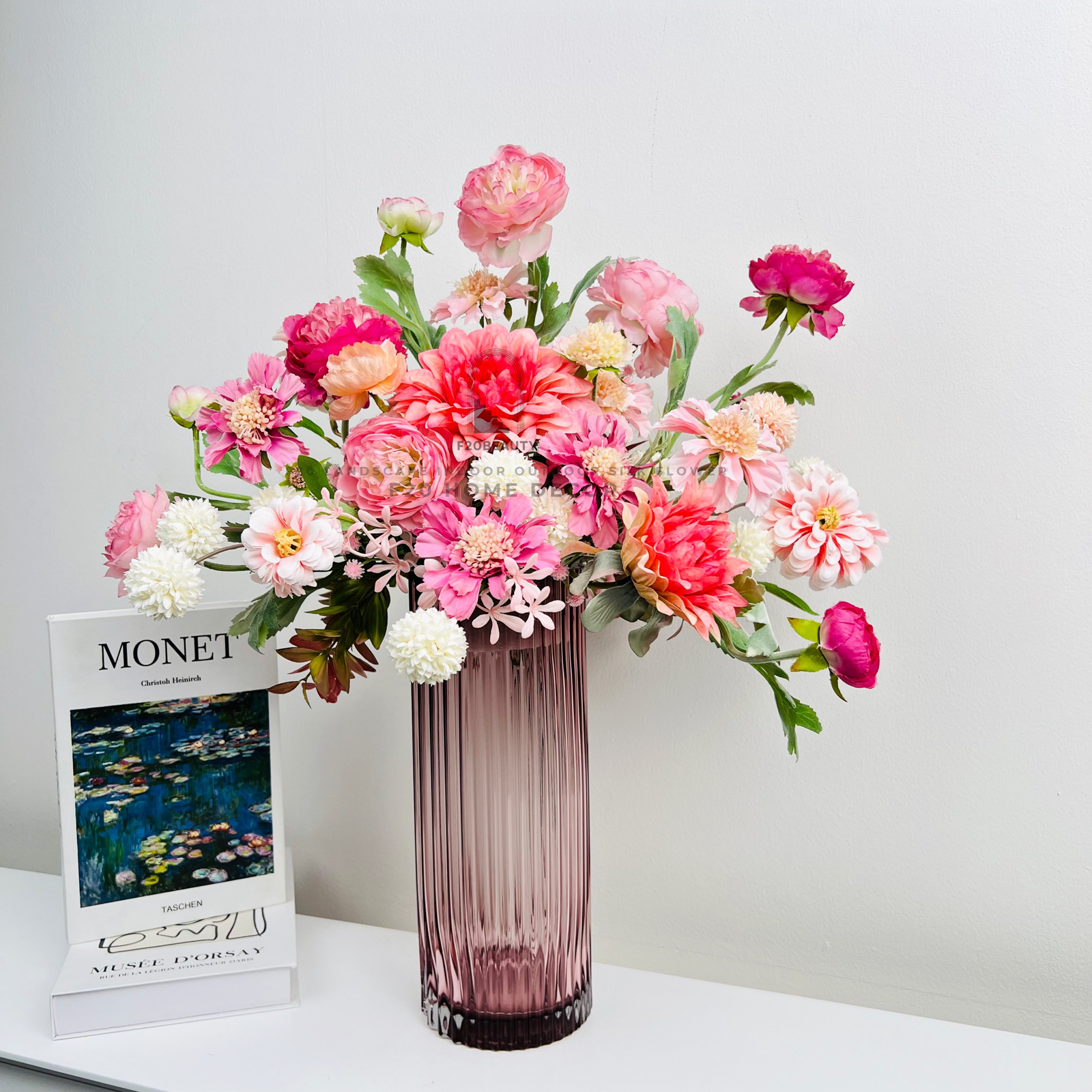 Bình hoa giả Hera cắm sẵn để bàn đẹp