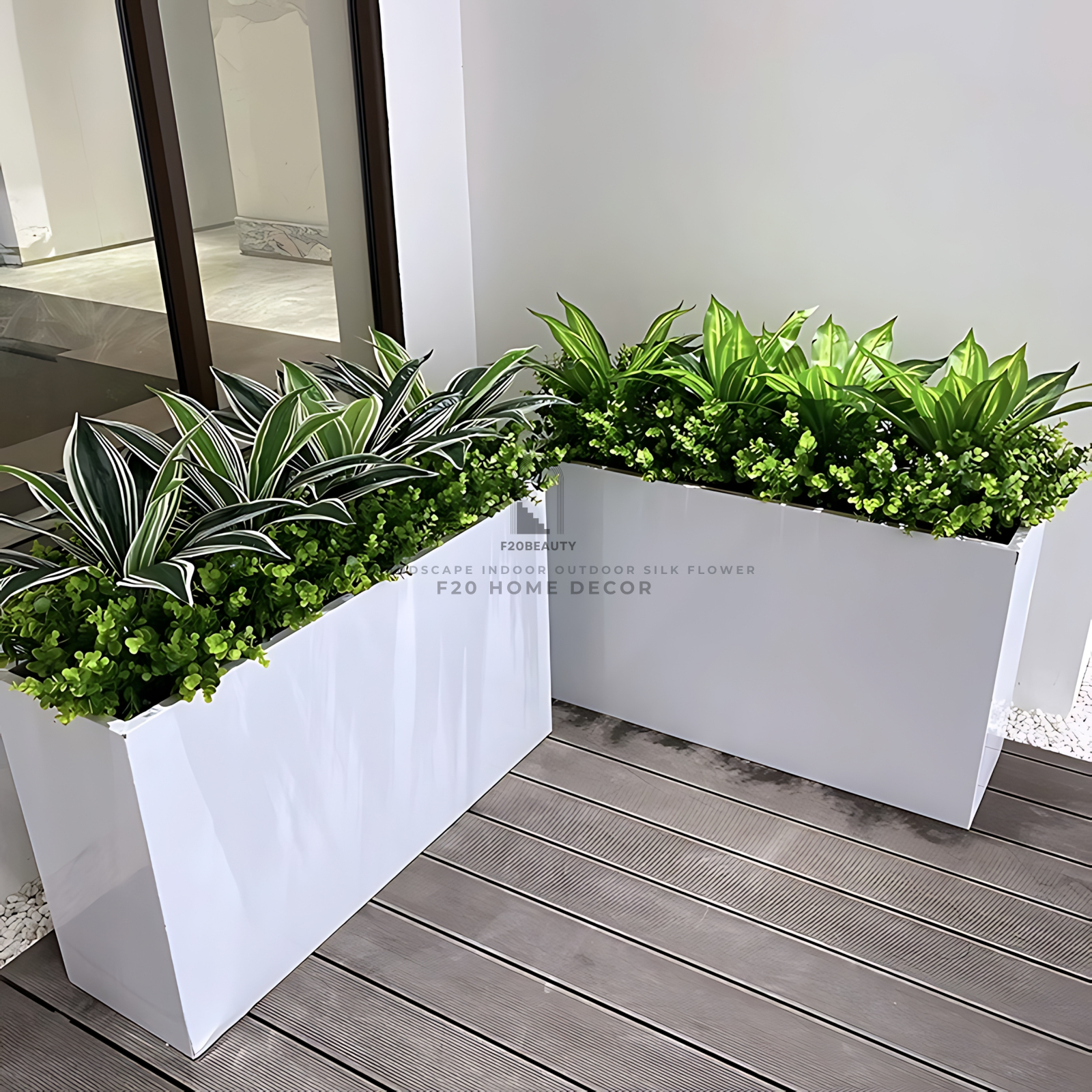 Bục cây lưỡi hổ giả trang trí văn phòng mang thiên nhiên đến nới làm việc