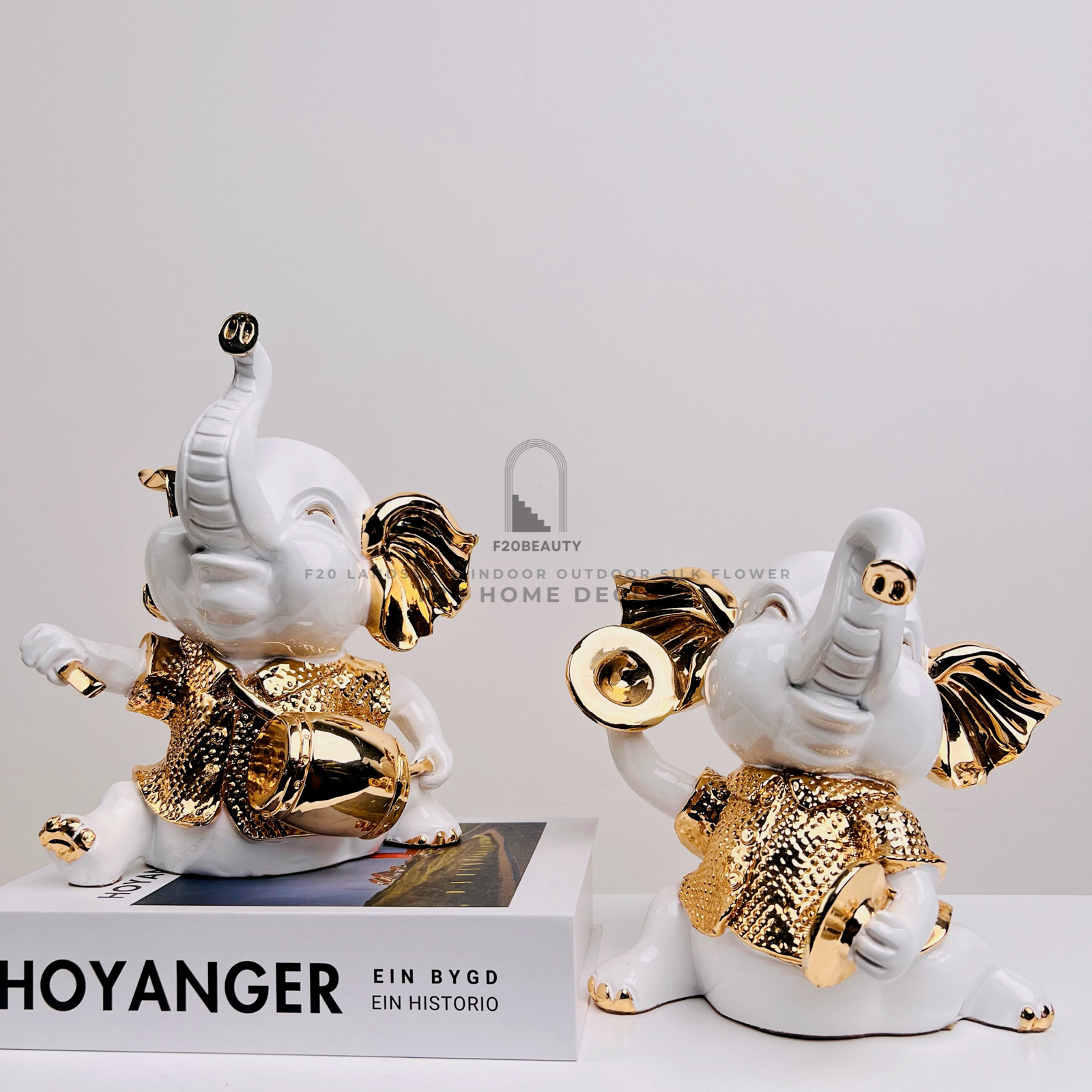 Tượng Ban Nhạc Voi mạ vàng: Tạo điểm nhấn trong không gian nghệ thuật