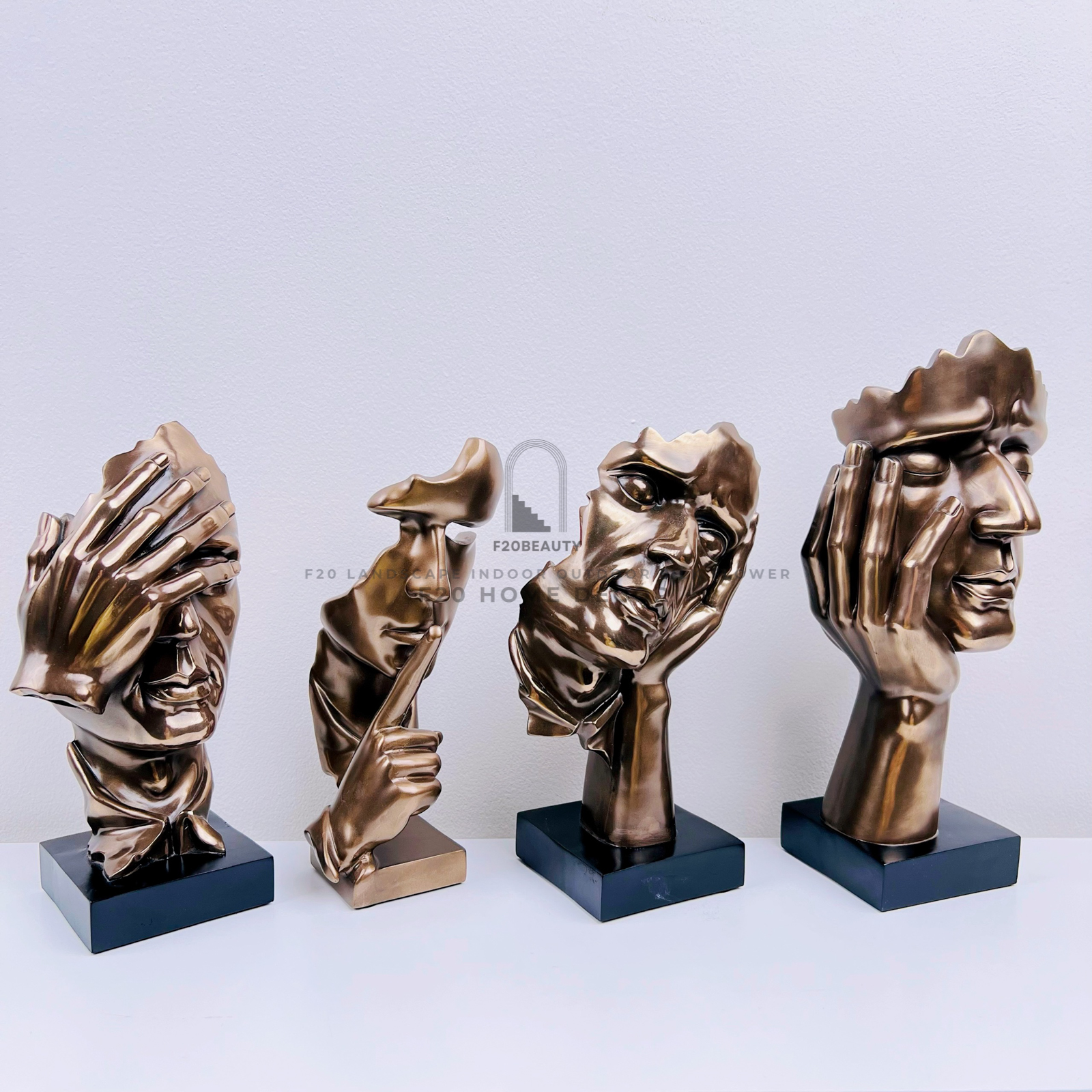 Tượng mạ đồng Tam Không: Sự thanh bình trong mỗi chi tiết