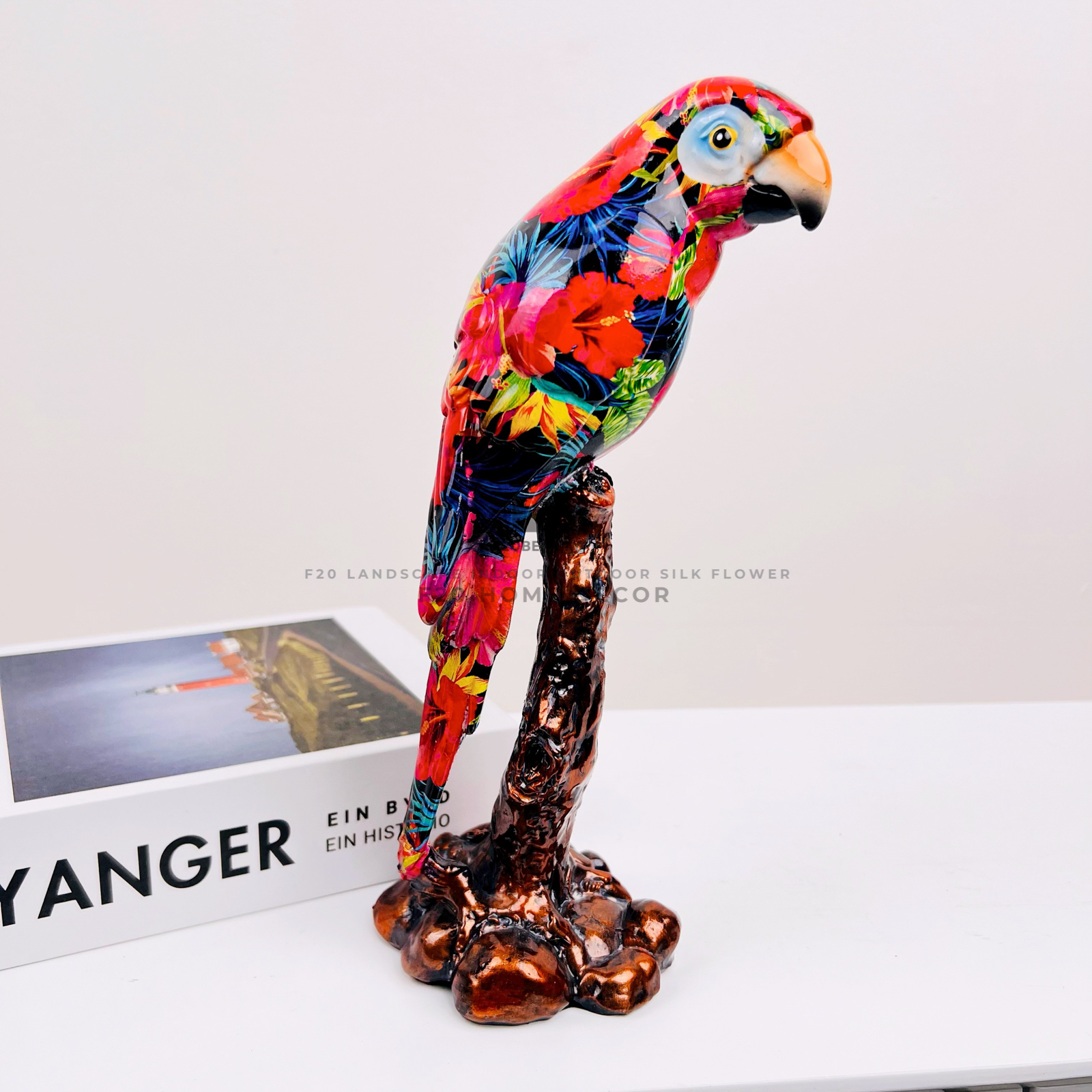 Tượng chim vẹt ngũ sắc - Điểm nhấn ấn tượng cho ngôi nhà bạn