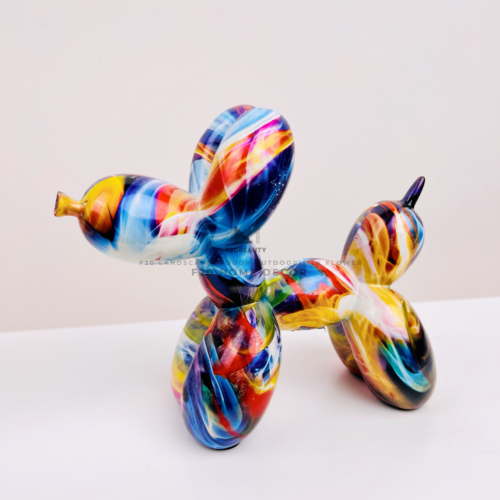 Tượng chó Balloon ngũ sắc - Món đồ trang trí độc đáo và ấn tượng